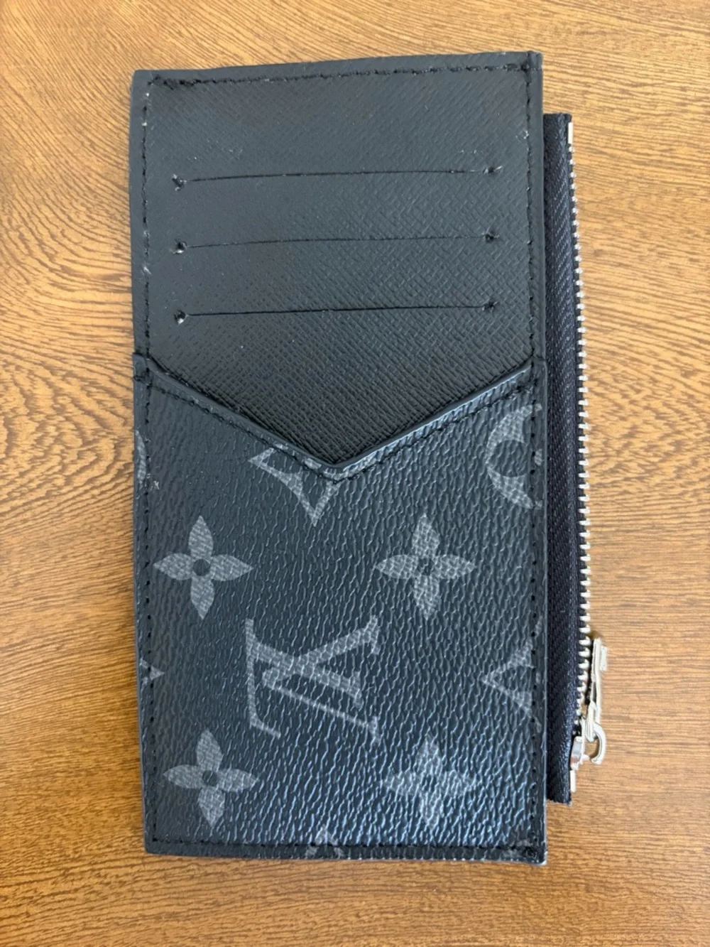 Louis Vuitton Black Monogram Canvas Wallet